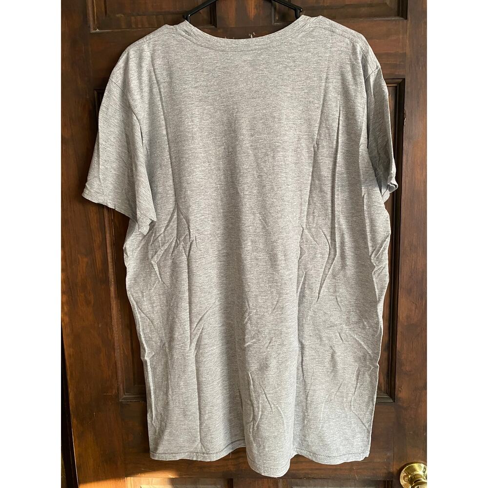 Hanes XL Nano T Cinemacon Las Vegas Gray Mens Short Sleeve T-Shirt - Picture 3 of 8